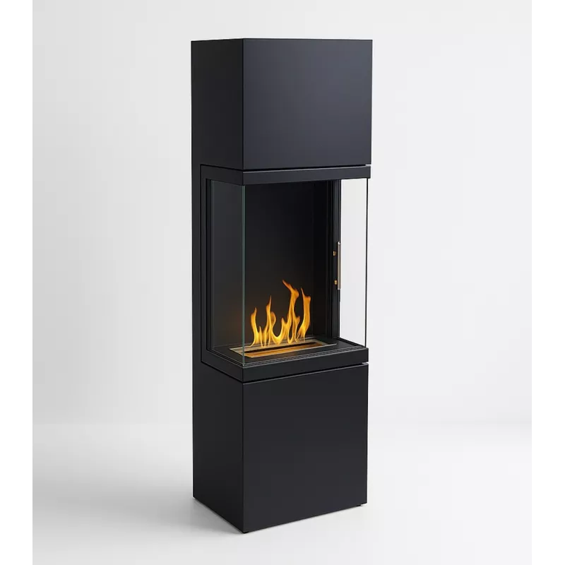 Ethanol-Kamin Avellino Farbe Schwarz