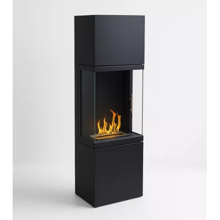 Ethanol-Kamin Avellino Farbe Schwarz