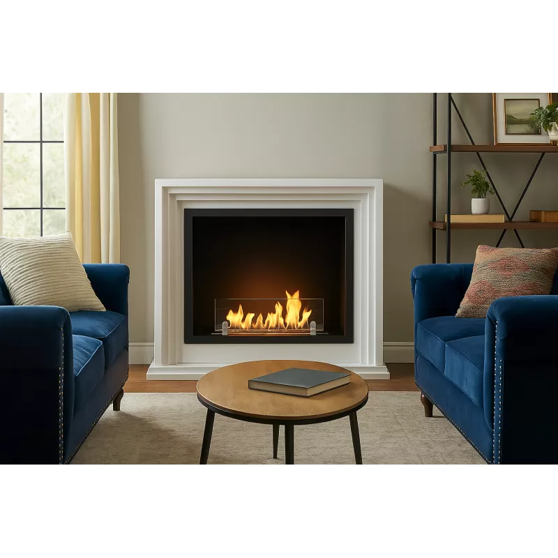Kamin MILAZZO Farbe Weiß