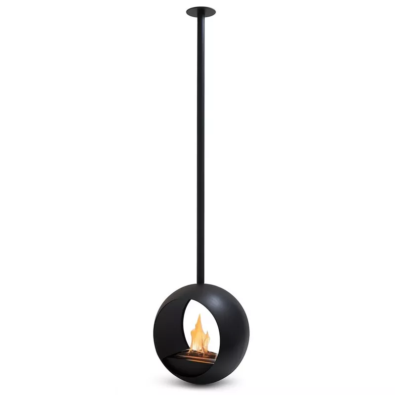 Cento Ethanol-Kamin hängend - Rundes Design 3 kW