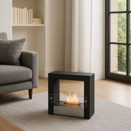 Ethanol-Kamin Escape, 50x50x25cm Farbe Schwarz