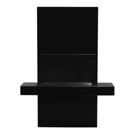 Ethanol-Kamin Wand Aliano 3kW Farbe Schwarz