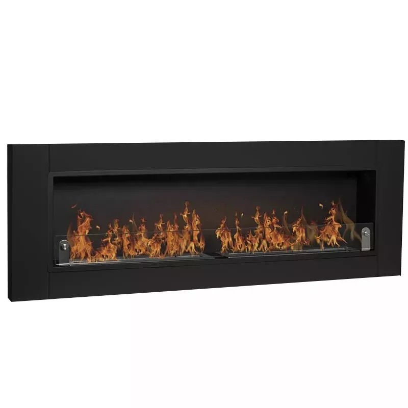 Bioethanol-Kamin Cynthera XXL - 1.8 Meter Farbe Schwarz