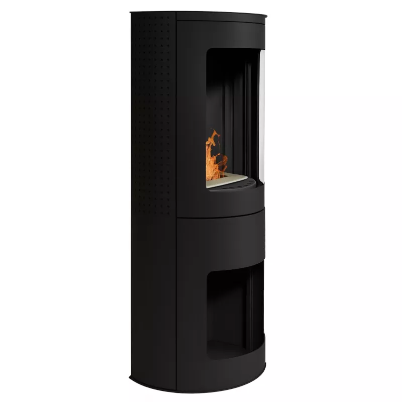 Standkamin Tokio Farbe Schwarz