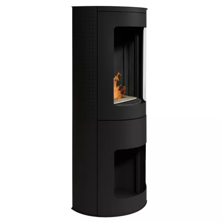 Standkamin Tokio Farbe Schwarz