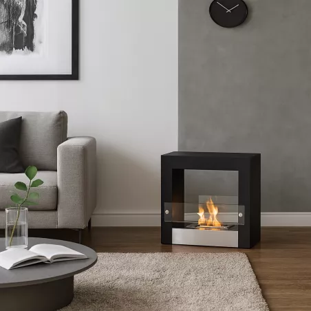 Ethanol-Kamin Escape, 50x50x25cm Farbe Schwarz