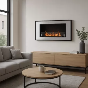 Ethanol-Kaminofen Wandmontage 6kW Firenze