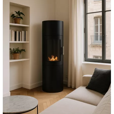 Ethanol-Kamin Odémira Farbe Schwarz