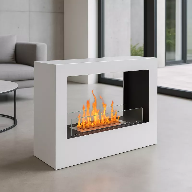 Ethanol-Kamin Andro Farbe Weiß