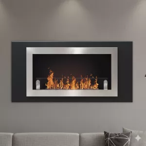 Wandfeuerstelle Stockholm, 2 Feuerstellen für 5.4kW