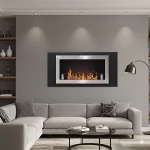 Wandfeuerstelle Stockholm, 2 Feuerstellen für 5.4kW